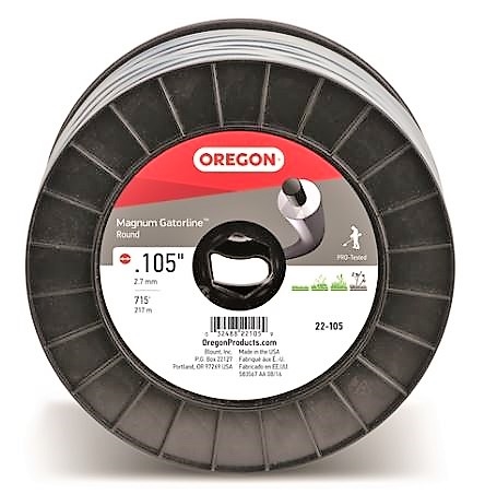 Oregon Magnum Gatorline 22-305 Oregon 22-305 Magnum Gatorline .105 1Lb 932 - Replacement Trimmer Line For Professional Use Weed Eater String