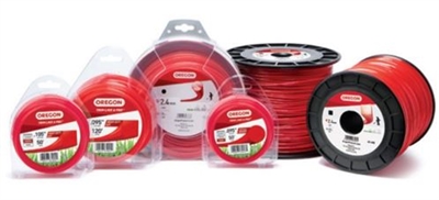 69-603 Red .105" Round Trimmer Line - 5lb Spool: Oregon
