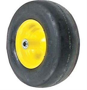 Solid Flat Proof Tires Smooth Tread - 13x5.00-6, B1FP123