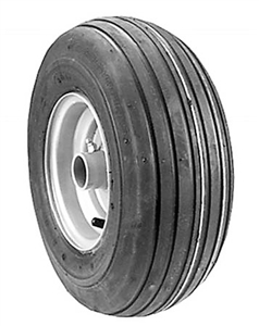 Pneumatic Wheel Ribbed Tread - 13x6.50-6, B1WL56